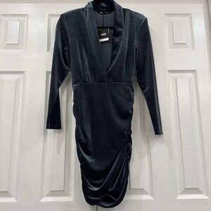 NWT Zara glitter holiday dress